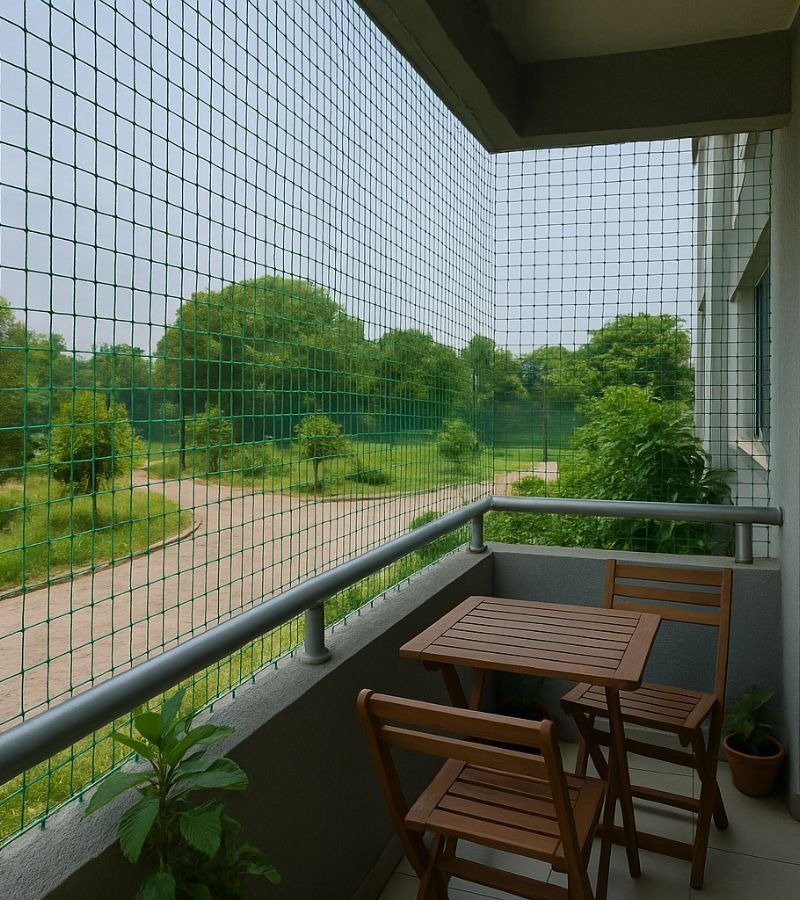 Bird Safety Net For Balcony In Chennai Installed by Pigeon Safety Nets Experts