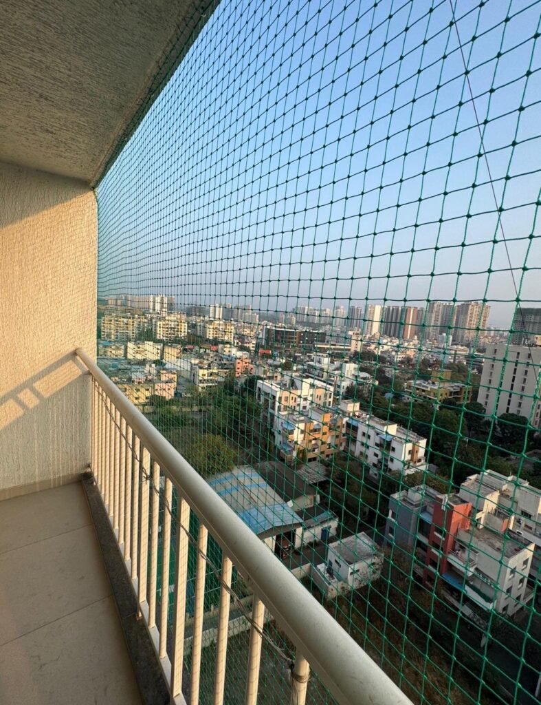 UV Protected Children Safety Nets In Chennai Installation Done By Pigeon Safety Nets Chennai